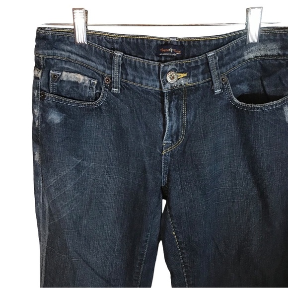 People 4 peace women’s boot cut jeans size 28 low rise made in USA - Picture 4 of 15